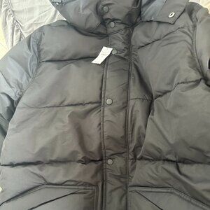 NWT Old Navy Water-Resistant Puffer Jacket Black XL | Winter Coat 2026